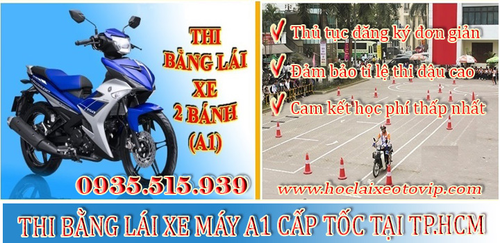 Thi bằng lái xe máy Quận Tân Phú